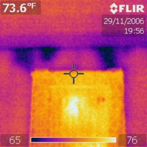 B4U Buy's thermal image scanning. leaky window